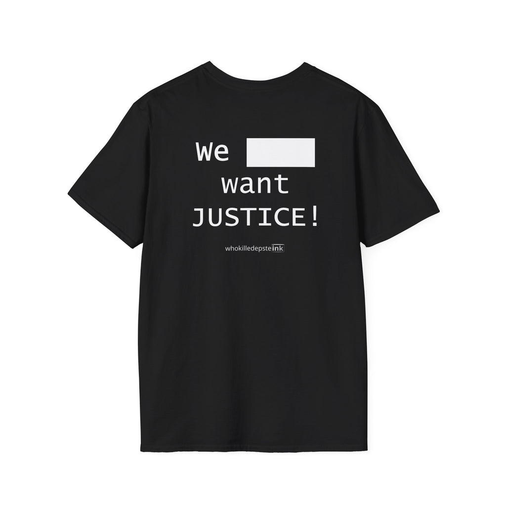 Short sleeve shirt "Justice" Black
