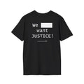 Short sleeve shirt "Justice" Black