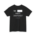 Short sleeve shirt Heavy Cotton "Justice" Black