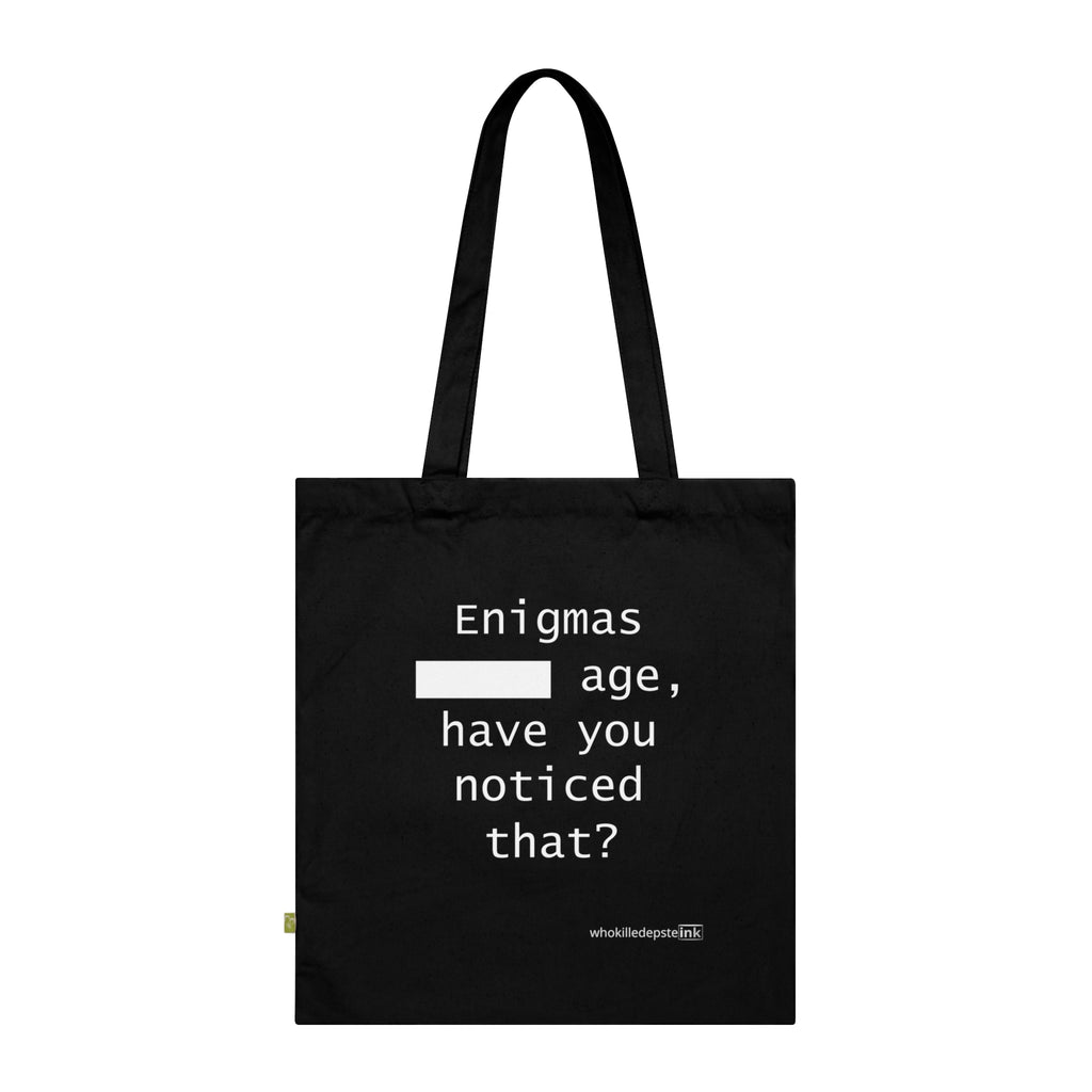Tote Bag "Enigmas" Organic Cotton Tote