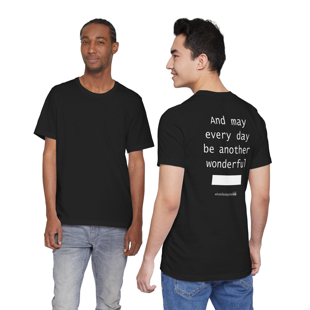 Short sleeve shirt "Secret" Black (empty front)