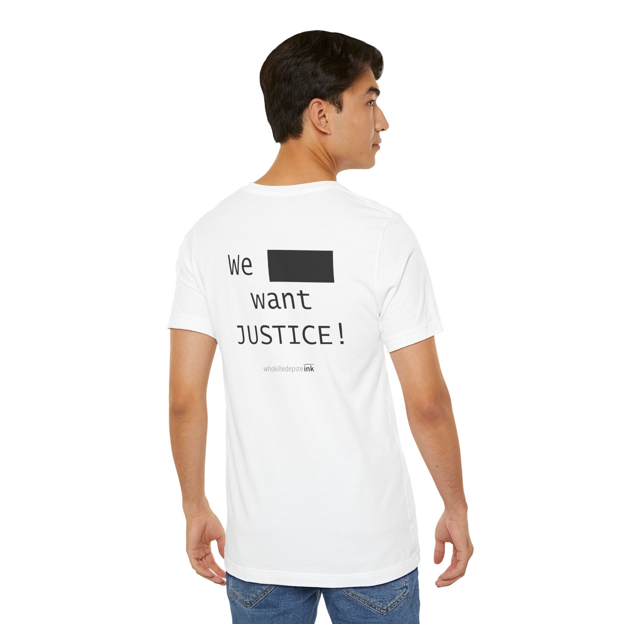 Short sleeve shirt "Justice" (empty front)