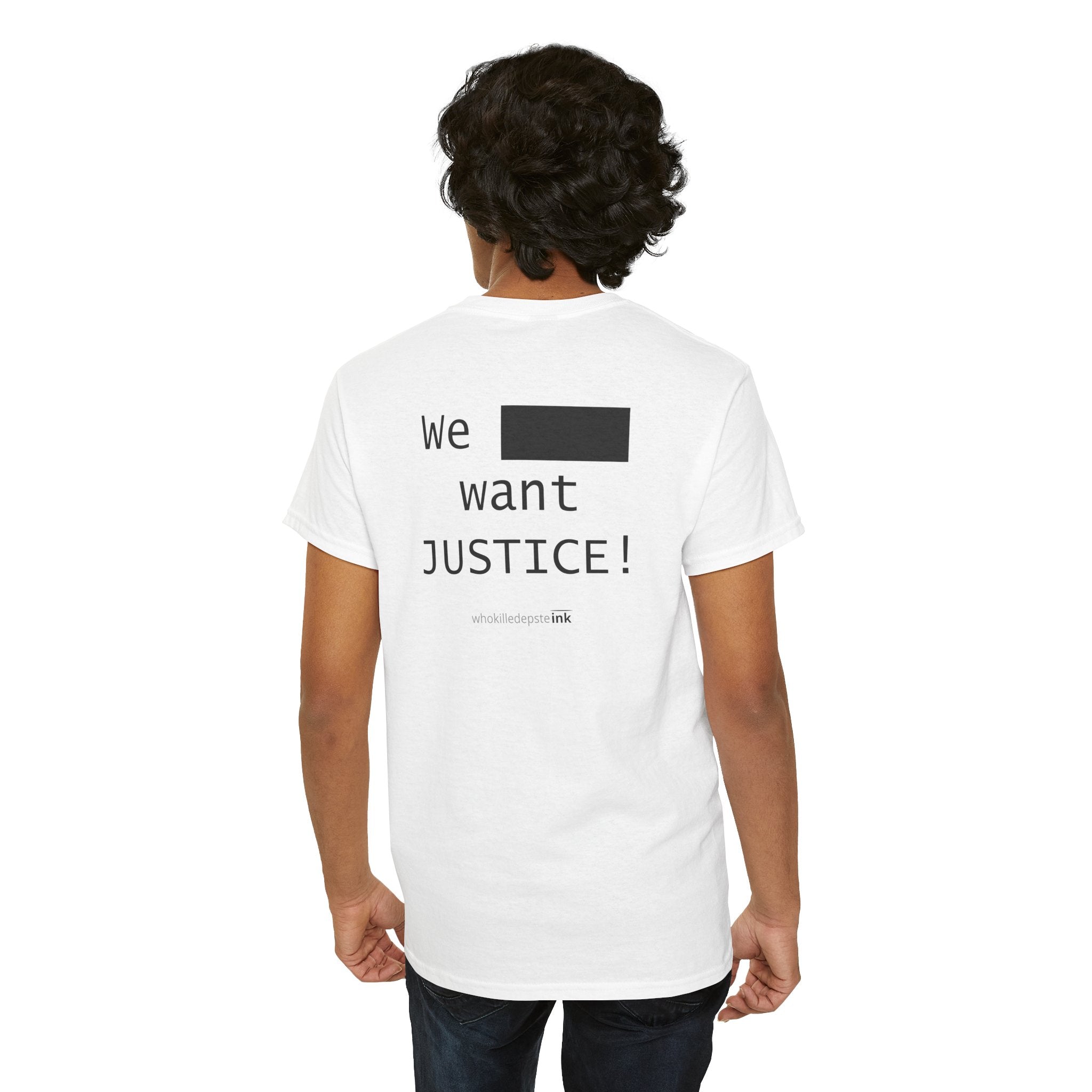 Short sleeve shirt Gildan 5000 Heavy Cotton "Justice" 