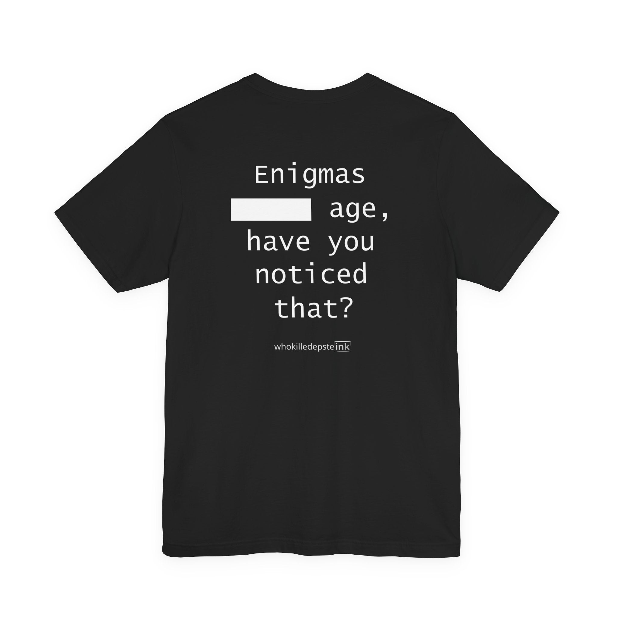 Short sleeve shirt "Enigmas" Black
