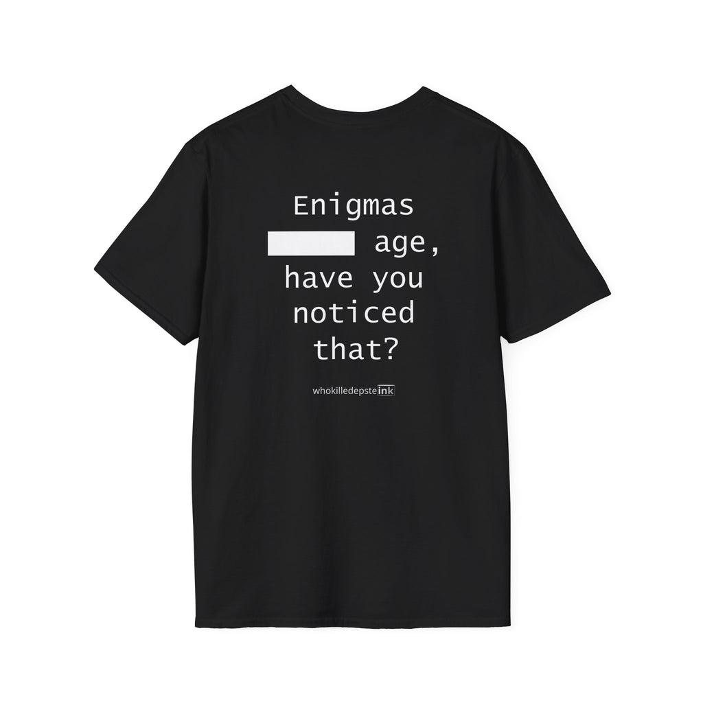 Short sleeve shirt "Enigmas" Black