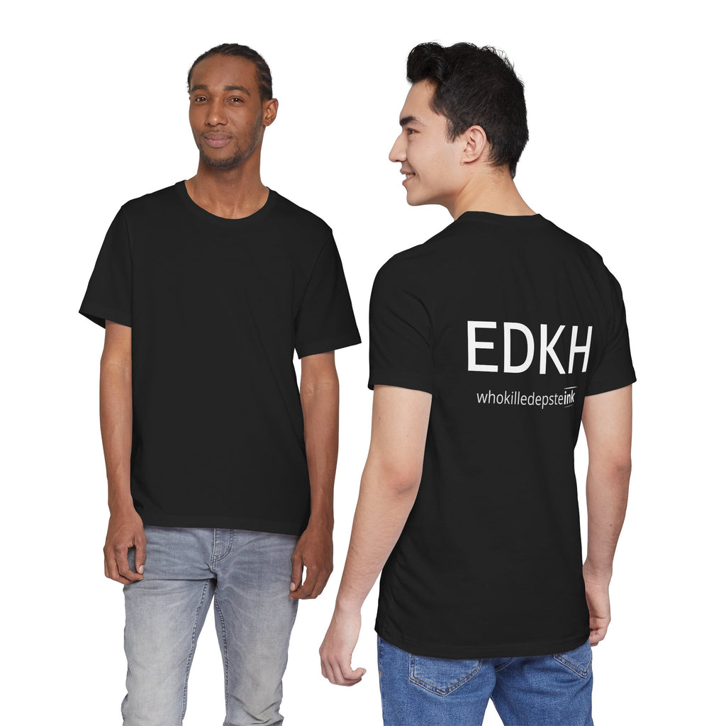 Short sleeve shirt "EDKH" Black (empty front)