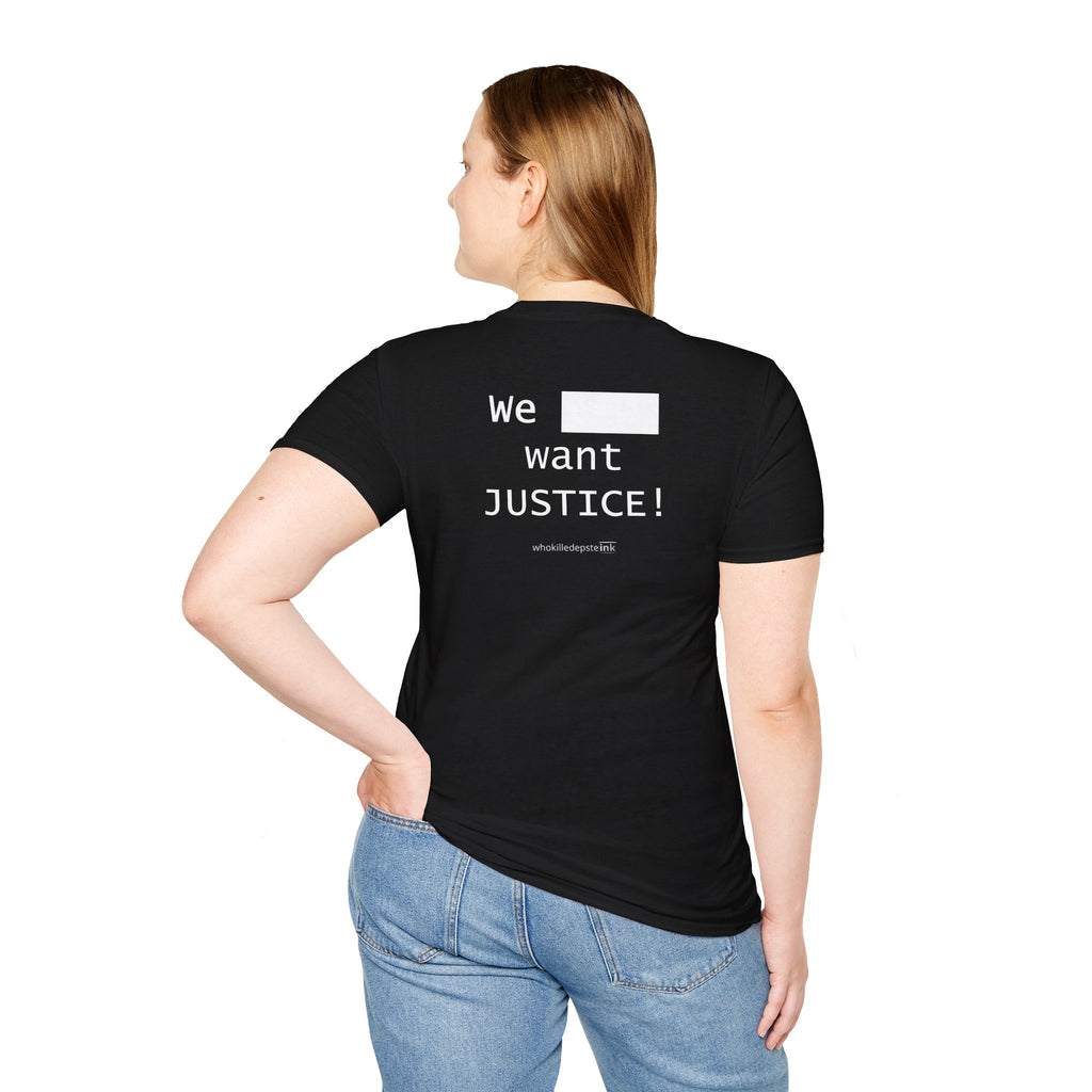 Short sleeve shirt "Justice" Black