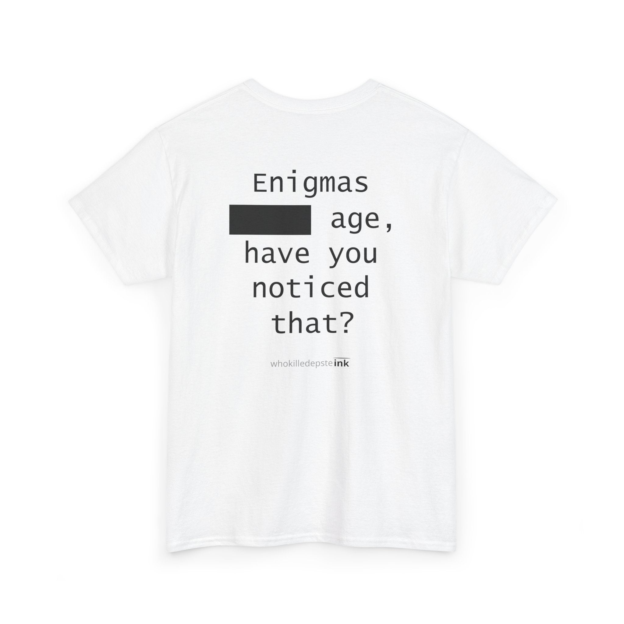 Short sleeve shirt Heavy Cotton "Enigmas" 