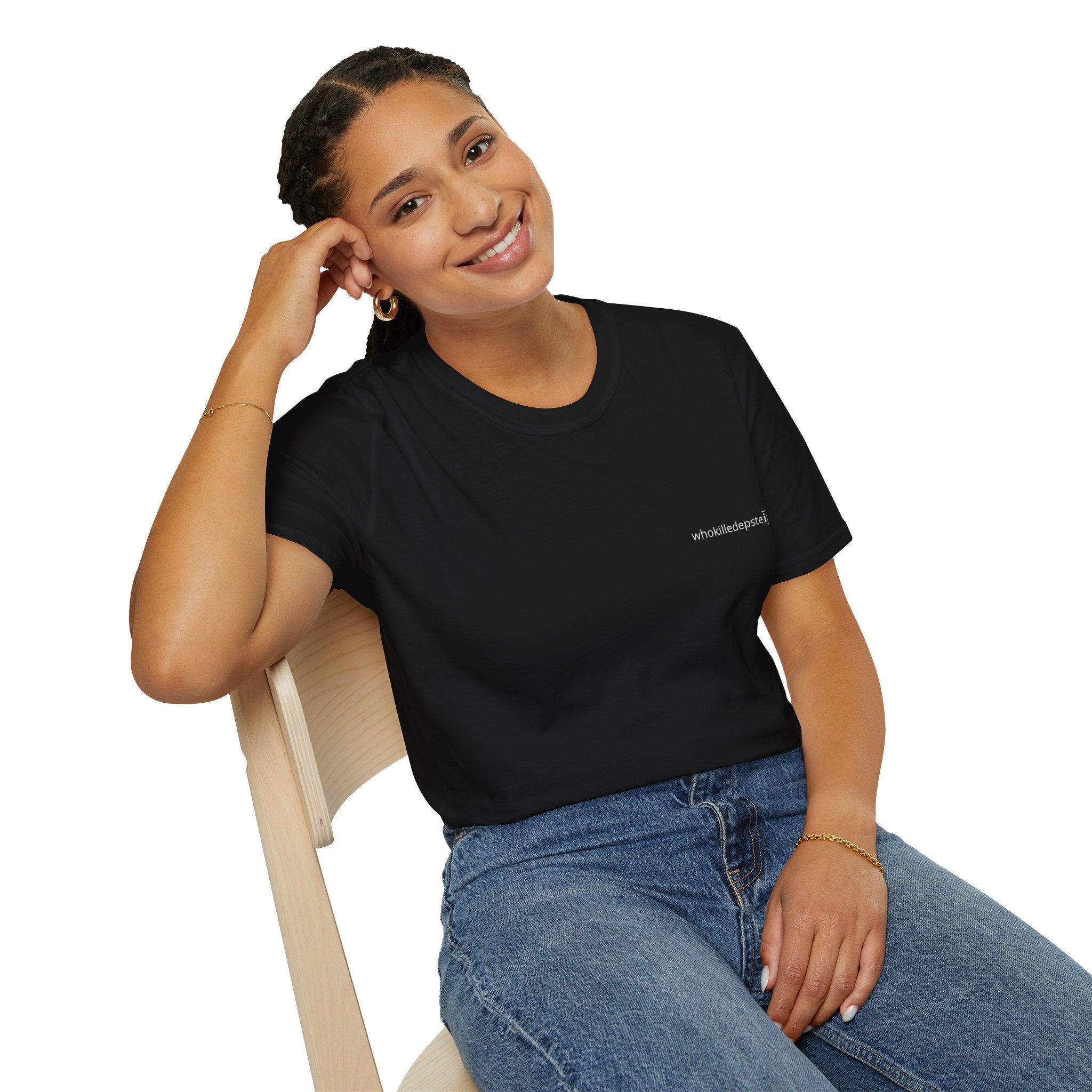 Short sleeve shirt "Who mirror" Black 