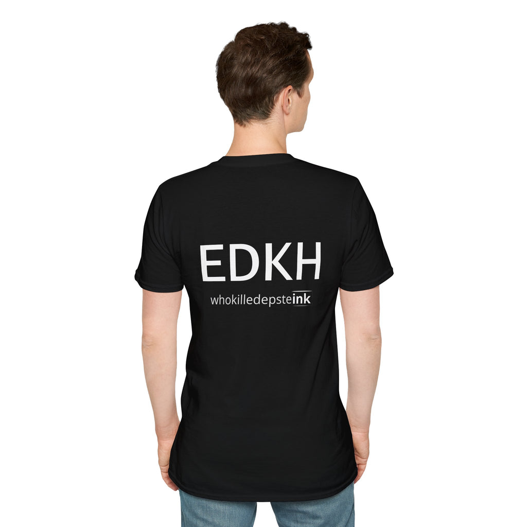 Short sleeve shirt "EDKH" Negra (empty front) 