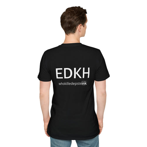 Short sleeve shirt "EDKH" Negra (empty front) 