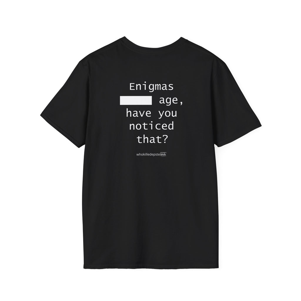 Short sleeve shirt "Enigmas" Black