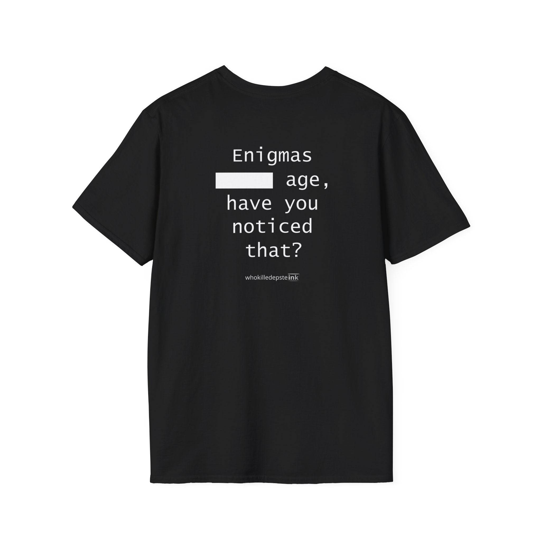 Short sleeve shirt "Enigmas" Black