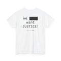 Short sleeve shirt Heavy Cotton "Justice" (empty front)