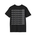 Short sleeve shirt "Who sequence" Black (empty front) 