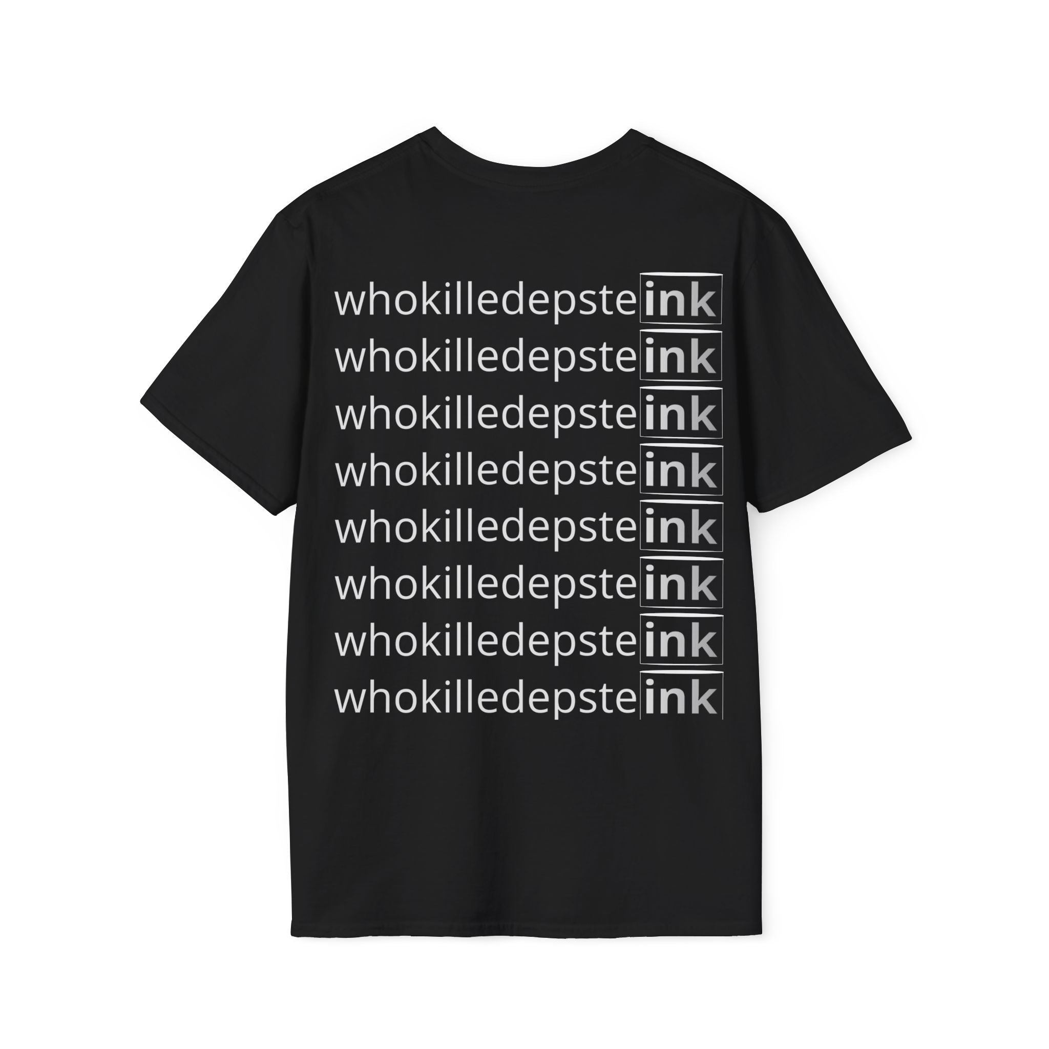 Short sleeve shirt "Who sequence" Black (empty front) 