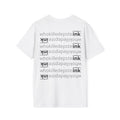 Camiseta "Who espejo" (frontal vacío)