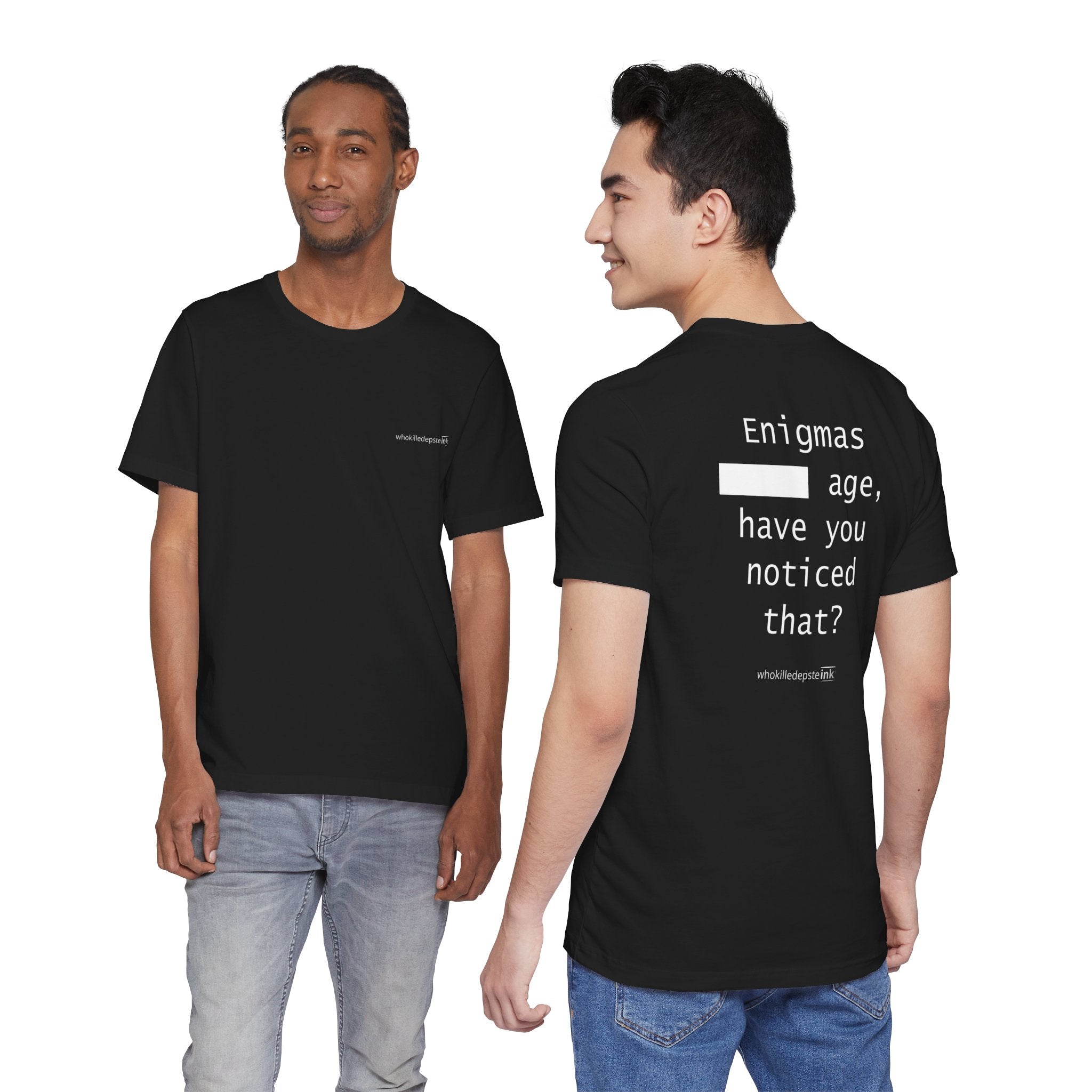 Short sleeve shirt Bella+Canvas "Enigmas" Black