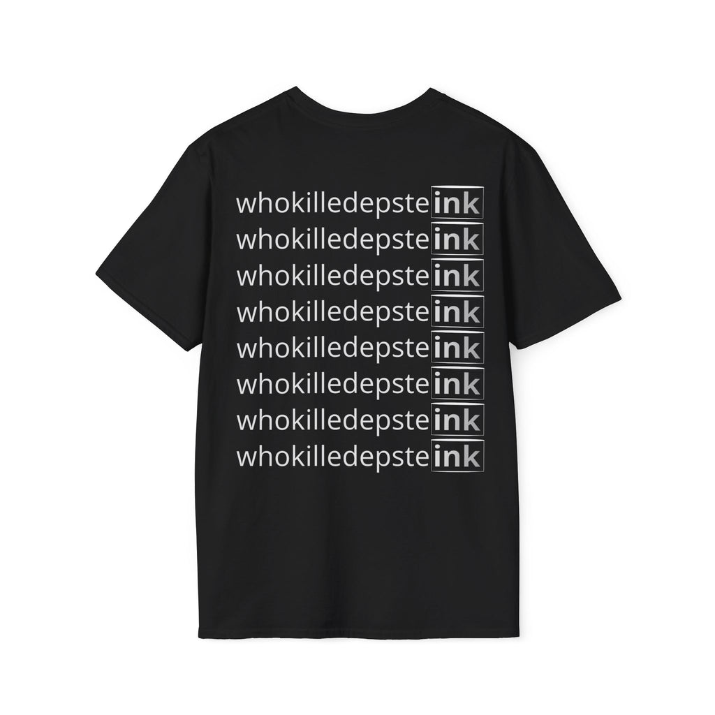 Short sleeve shirt "Who sequence" Black (empty front) 