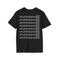 Short sleeve shirt "Who sequence" Black (empty front) 