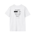 Short sleeve shirt "Enigmas" 