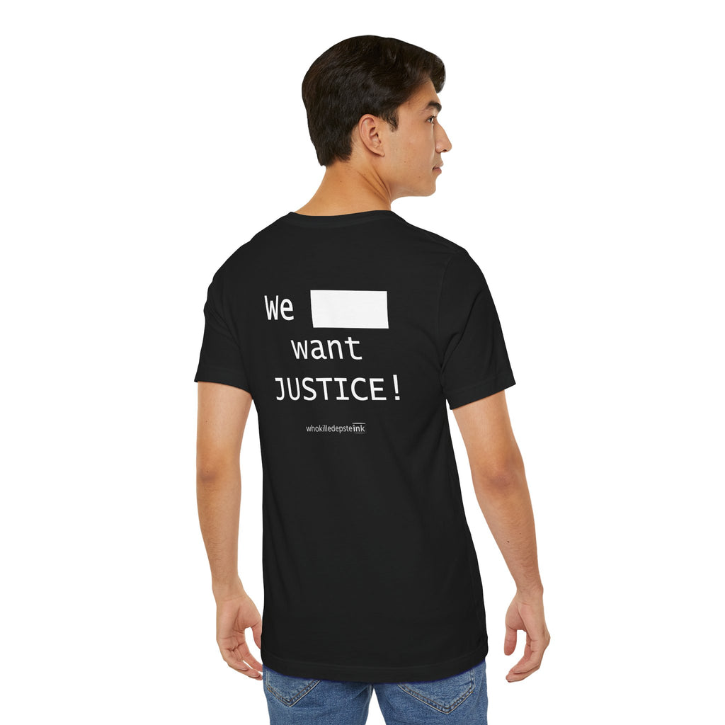 Short sleeve shirt "Justice" Black