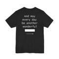 Short sleeve shirt "Secret" Black (empty front)