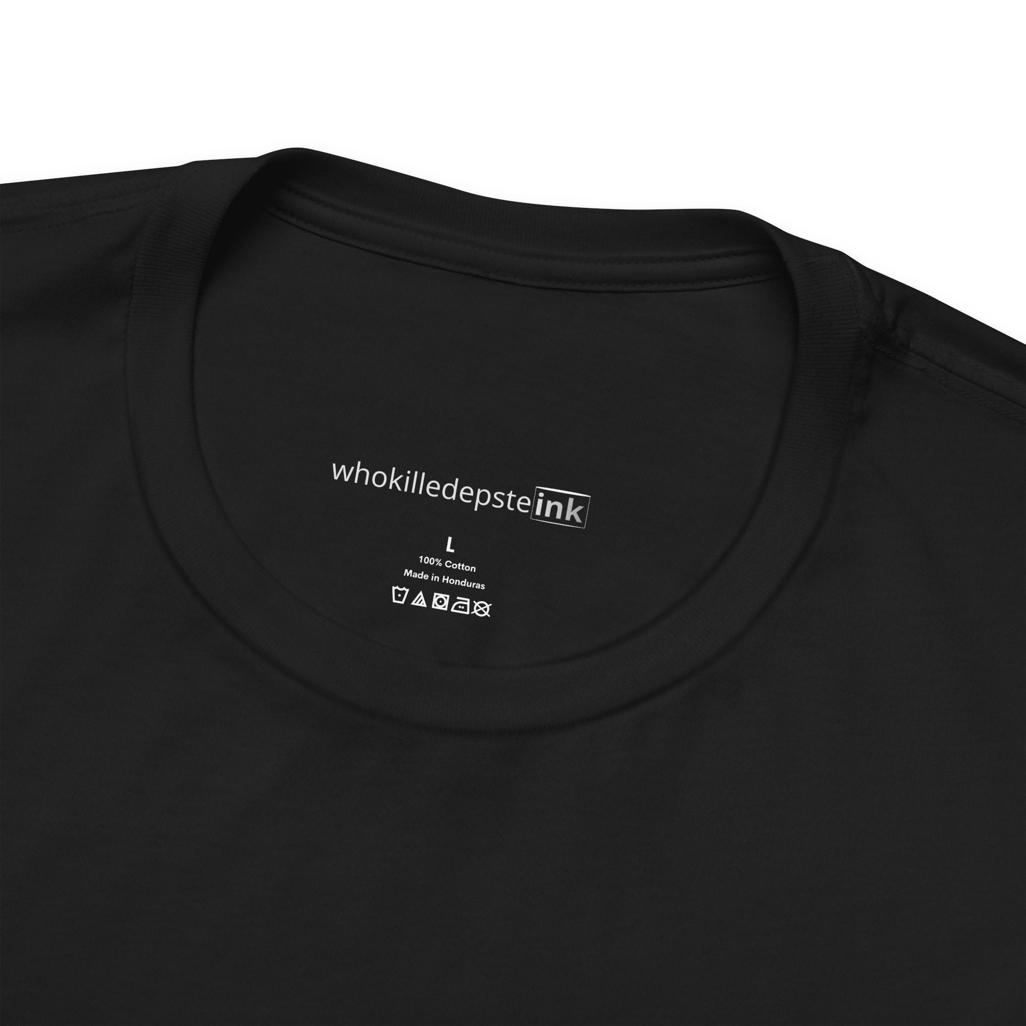 Short sleeve shirt Bella+Canvas "Enigmas" Black (empty front)