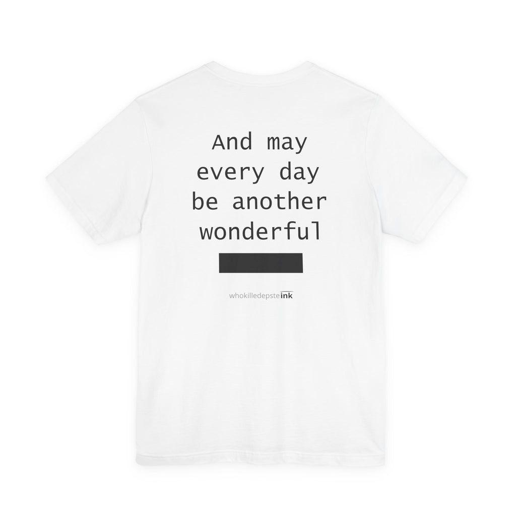 Short sleeve shirt "Secret" (empty front)