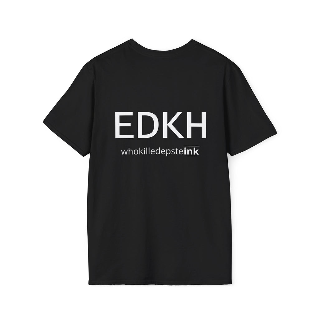 Short sleeve shirt "EDKH" Negra (empty front) 