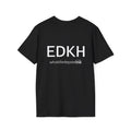 Short sleeve shirt "EDKH" Negra (empty front) 
