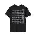 Short sleeve shirt  "Who sequence" Black 