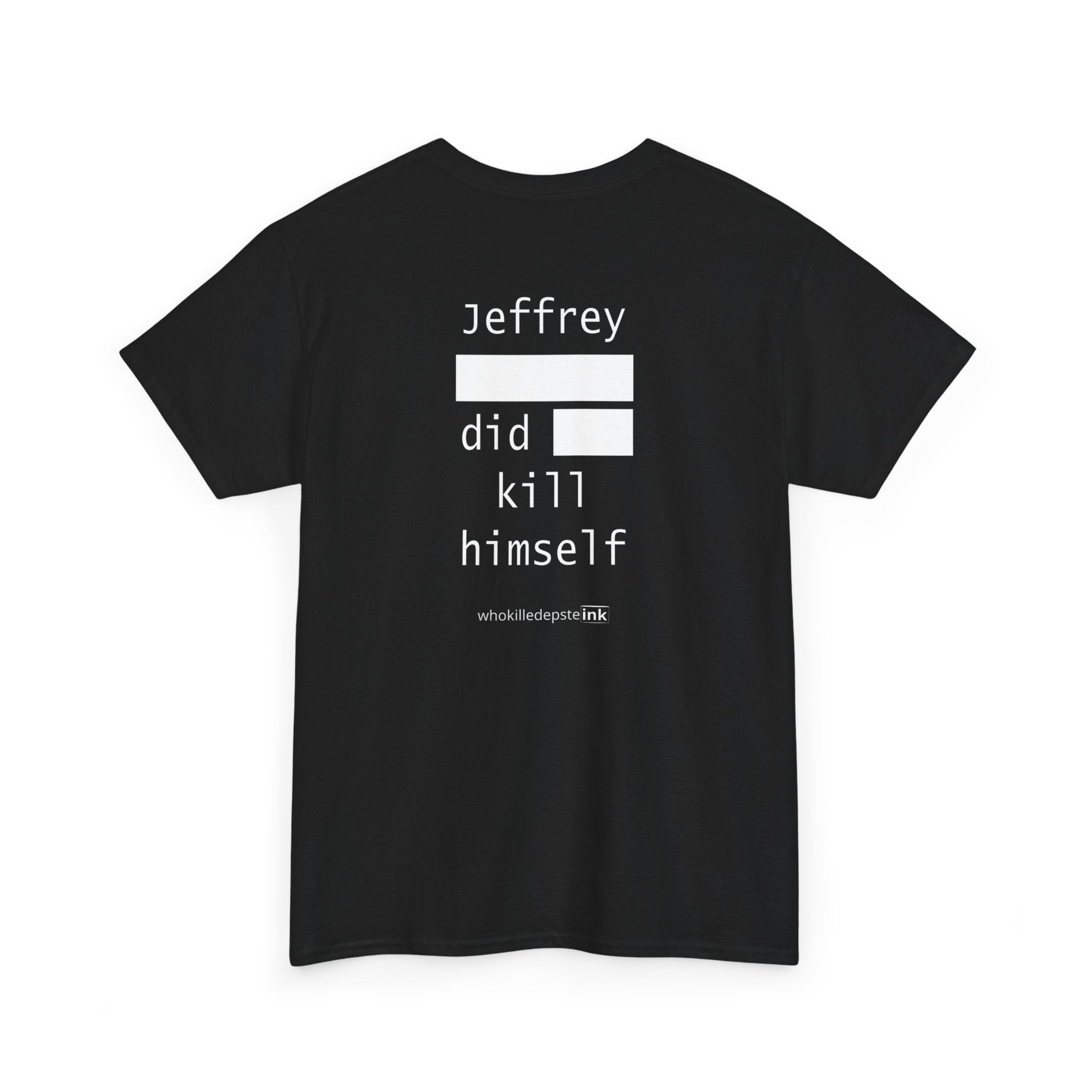 Short sleeve shirt Gildan 5000 Heavy Cotton "Truth" Black (empty front)