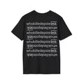 Short sleeve shirt "Who mirror" Black 