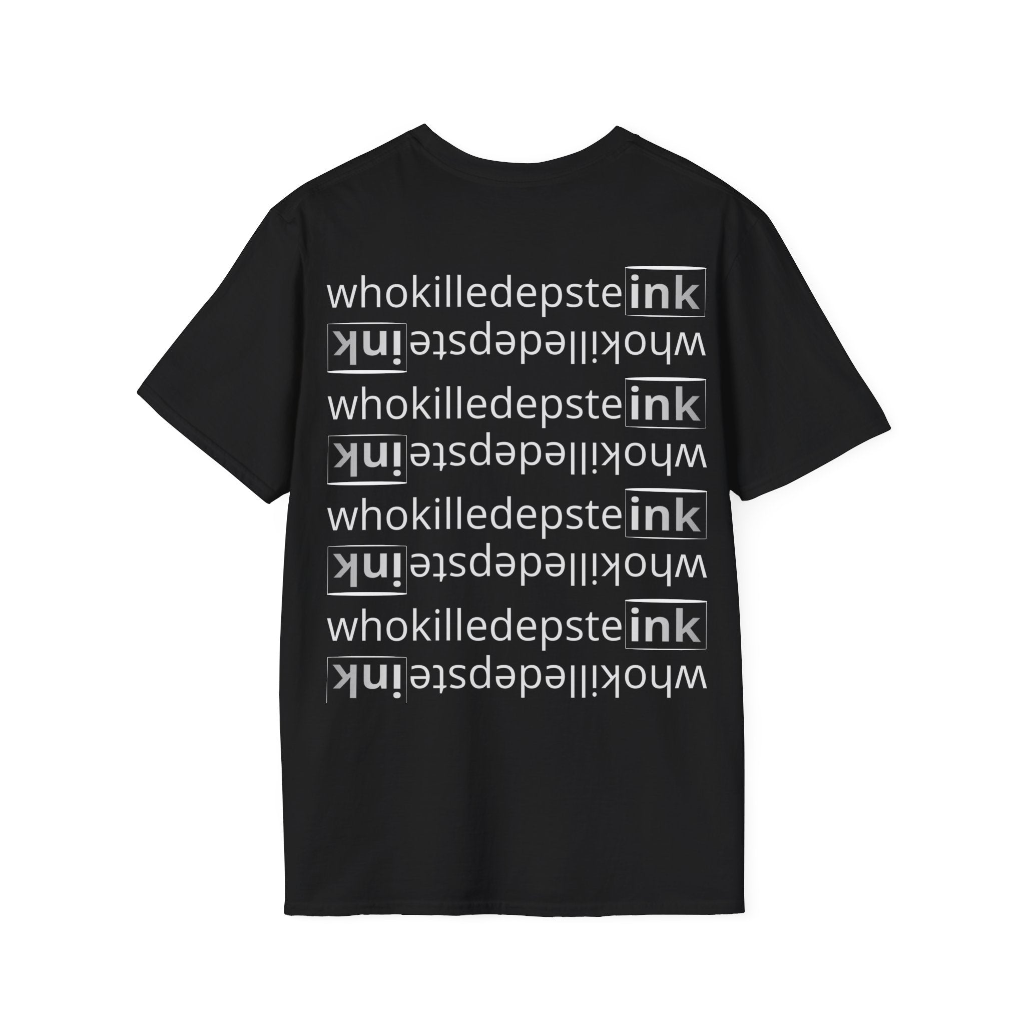 Short sleeve shirt "Who mirror" Black 