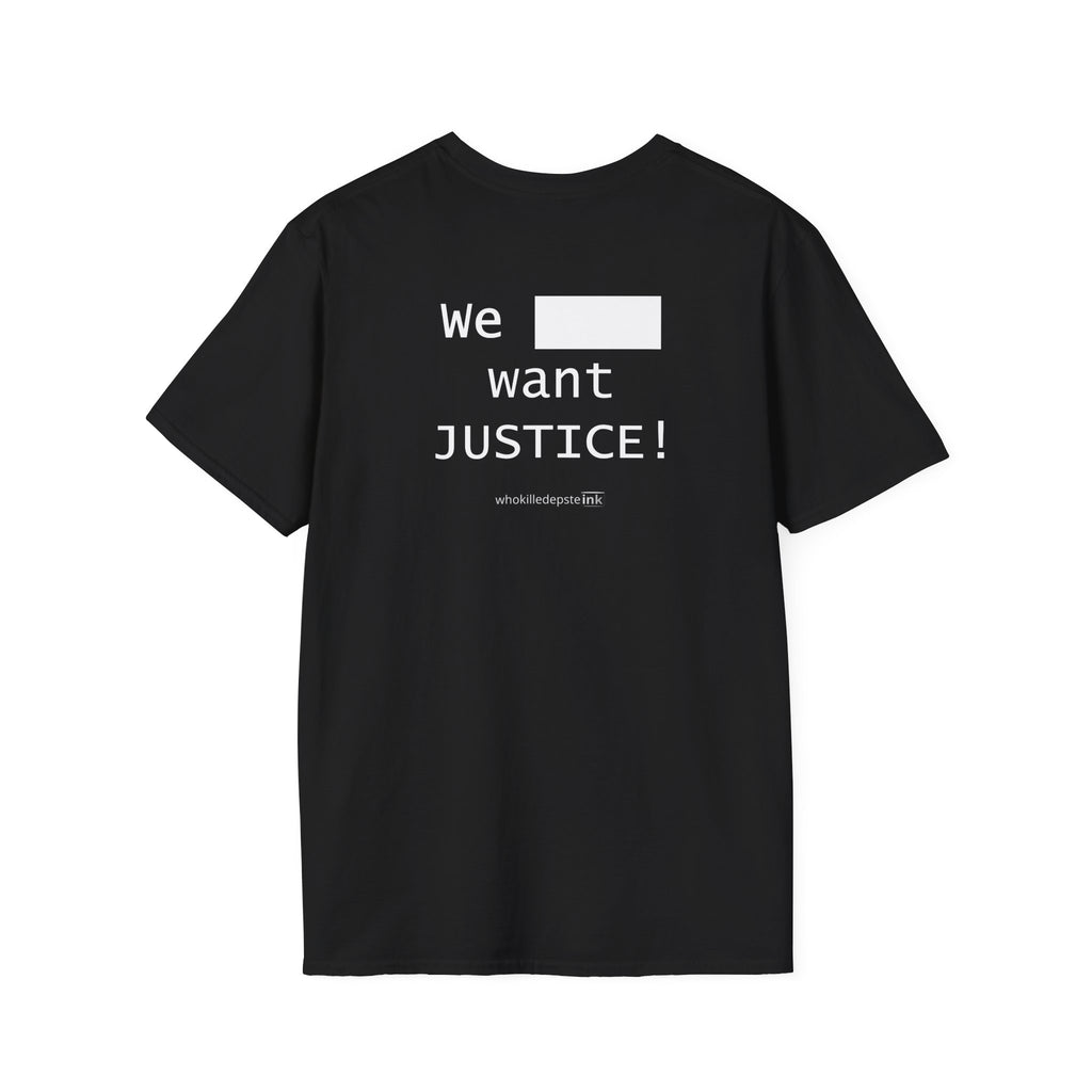 Short sleeve shirt "Justice" Black