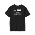 Short sleeve shirt "Justice" Black