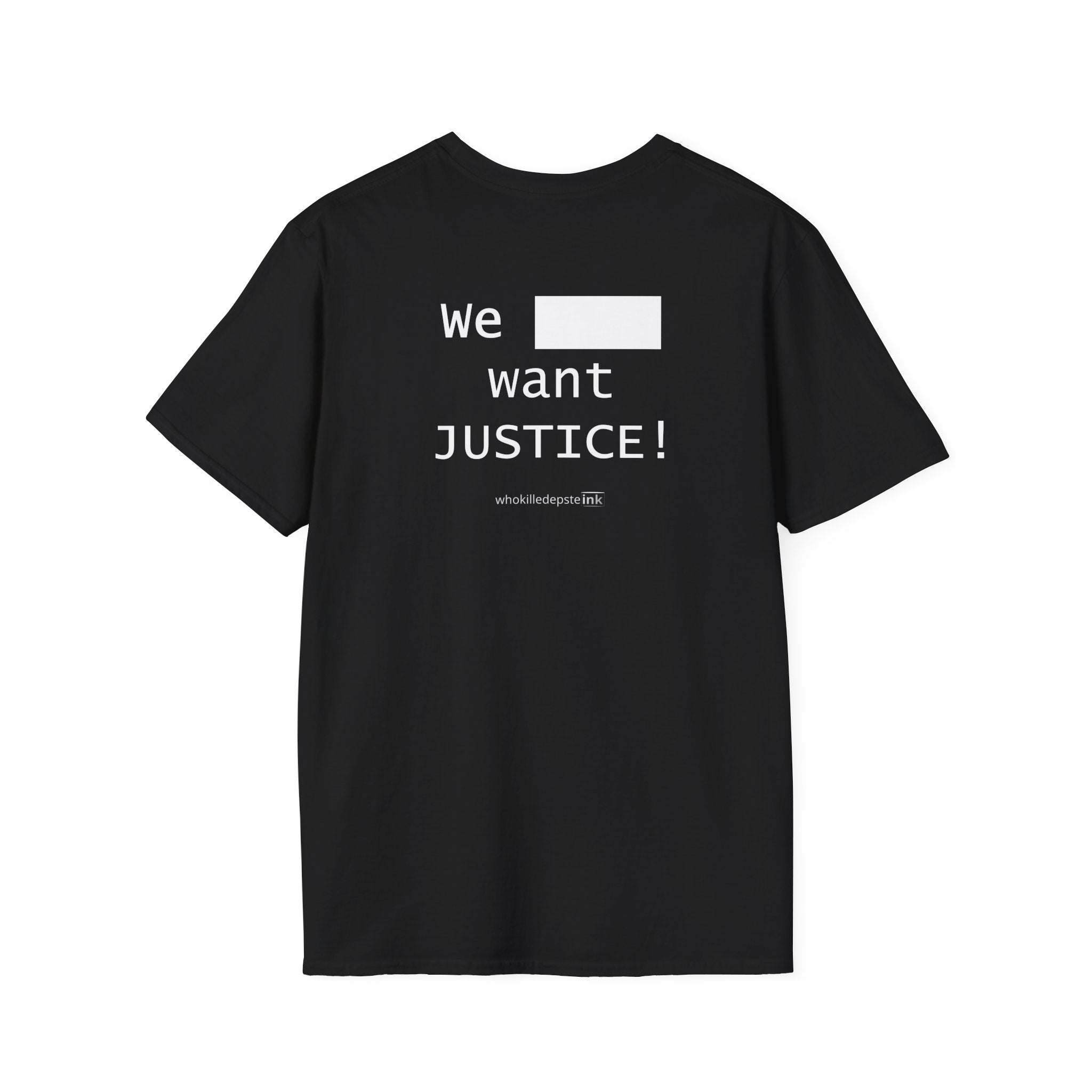 Short sleeve shirt "Justice" Black