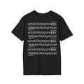 Short sleeve shirt "Who mirror" Black 