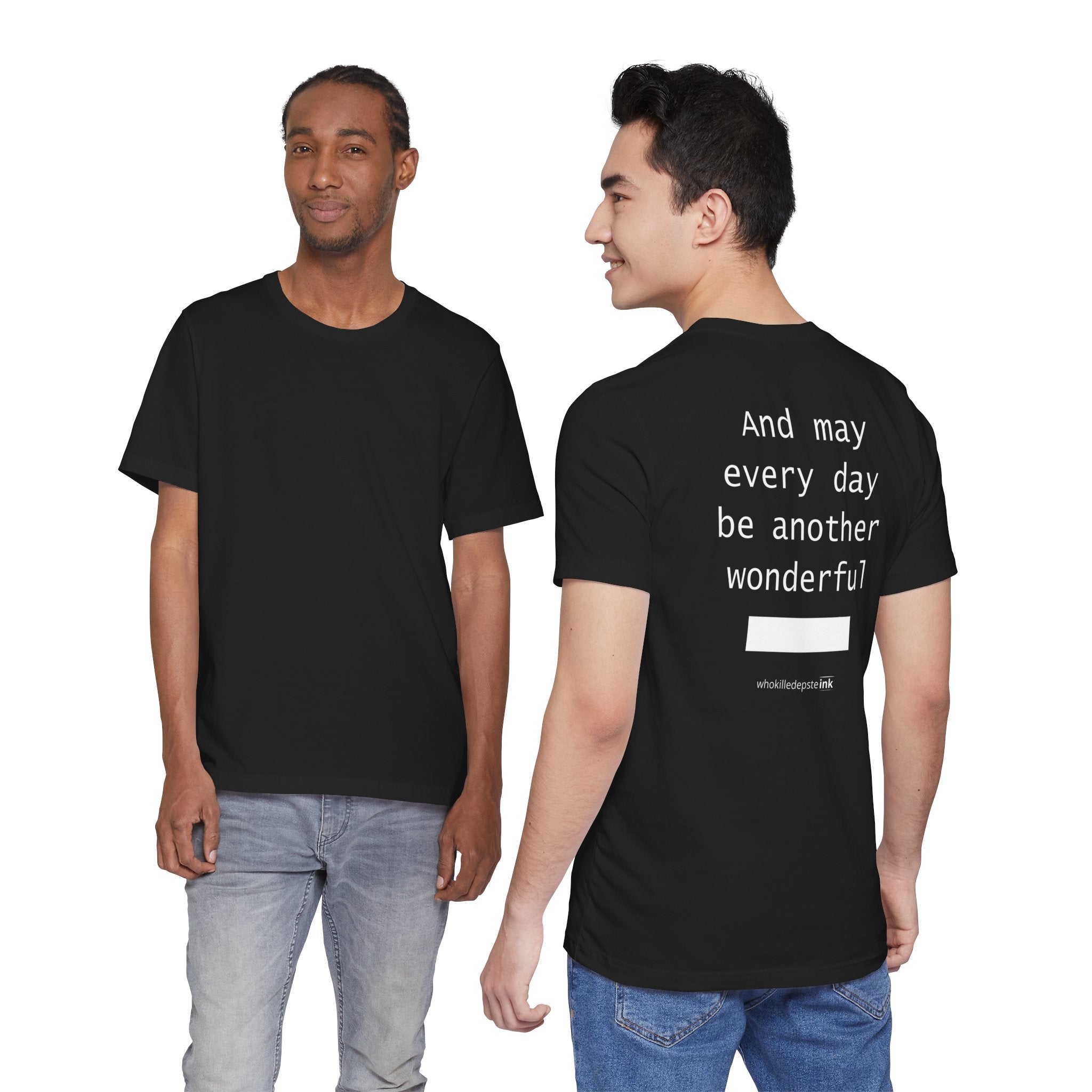 Short sleeve shirt Bella+Canvas "Secret" Black (empty front)