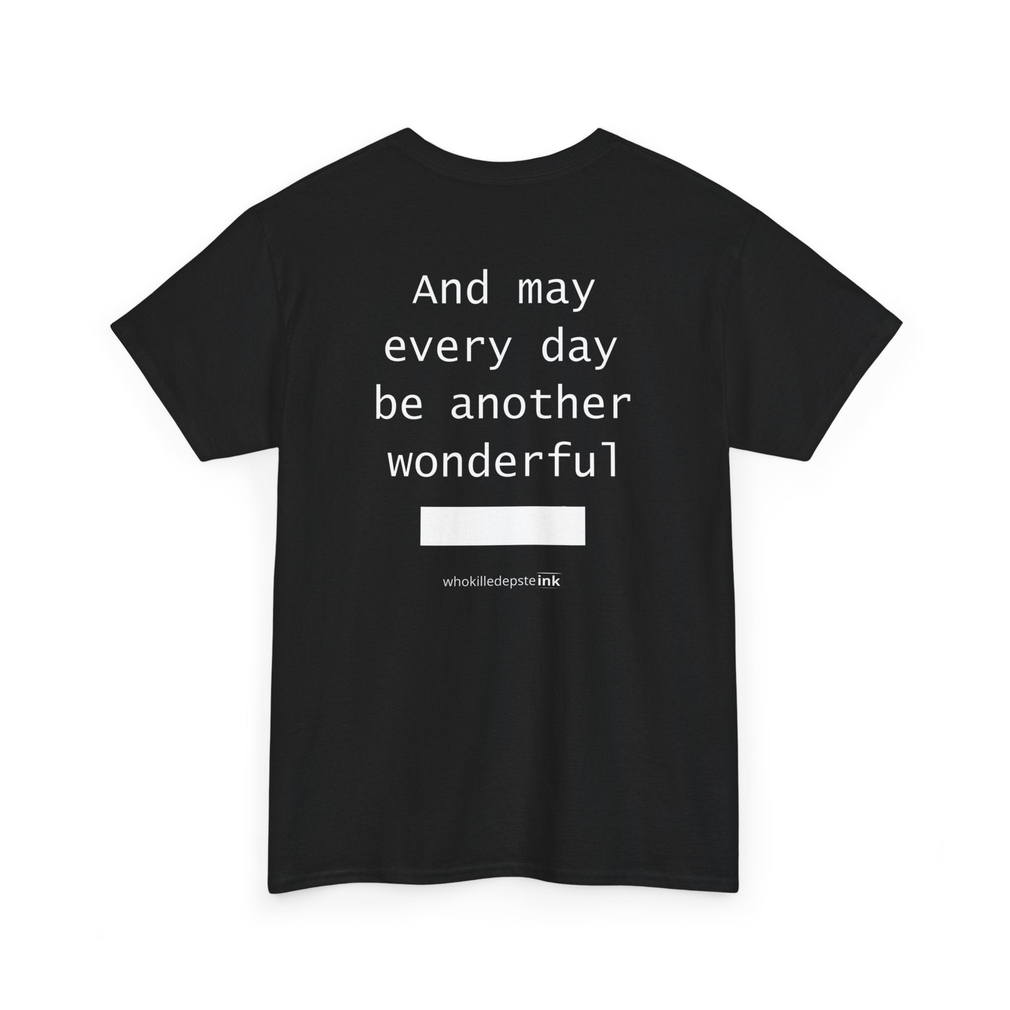 Short sleeve shirt Heavy Cotton "Secret" Black