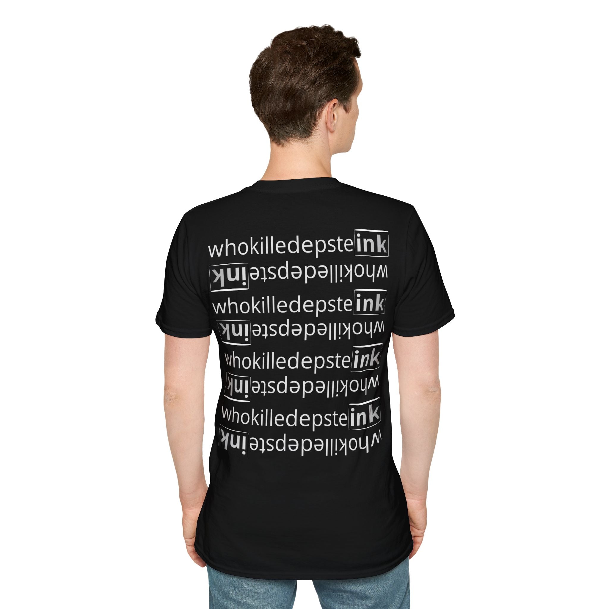 Short sleeve shirt "Who mirror" Black 